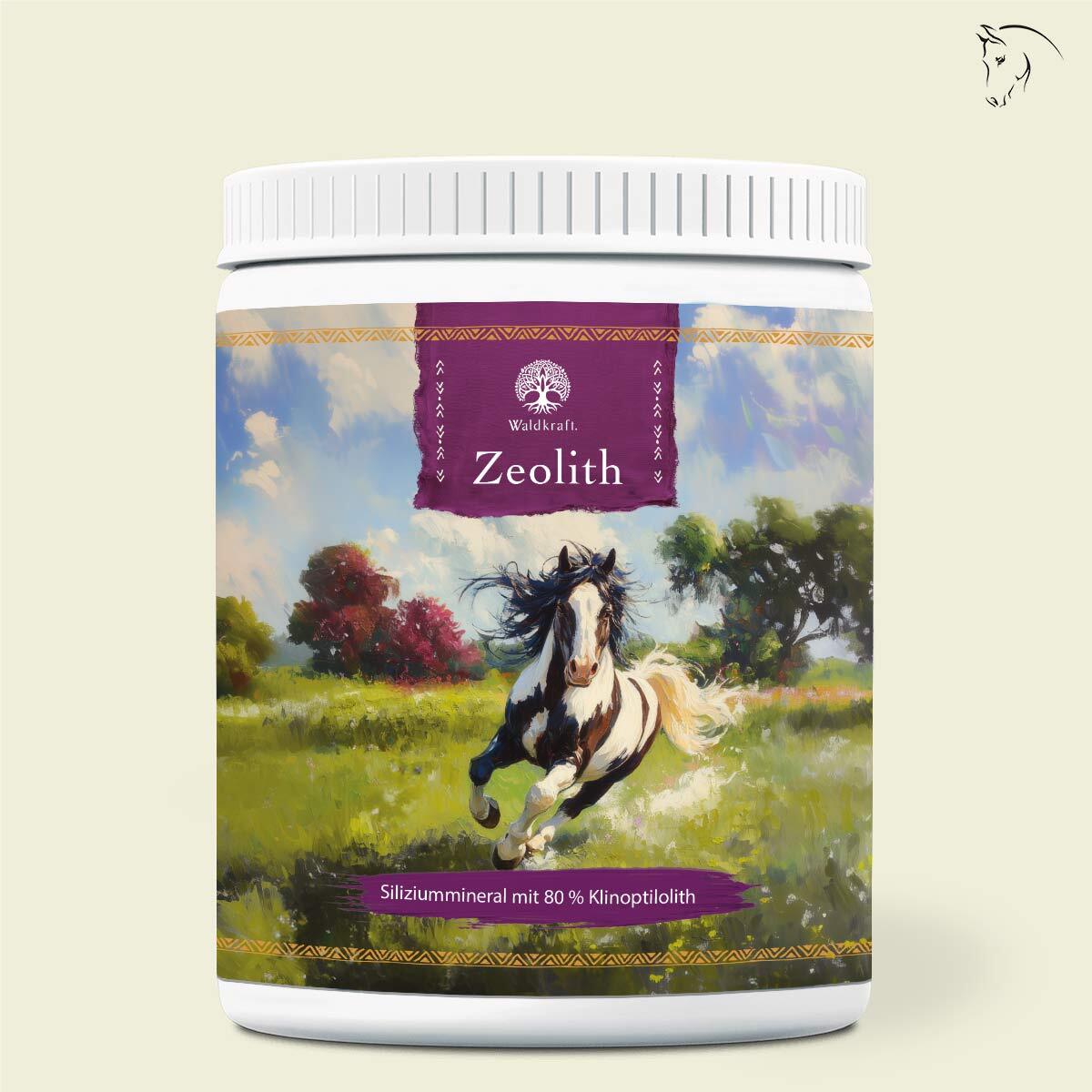 Zeolith für Pferde - Naturmineral mit 80% Klinoptilolith - 800g