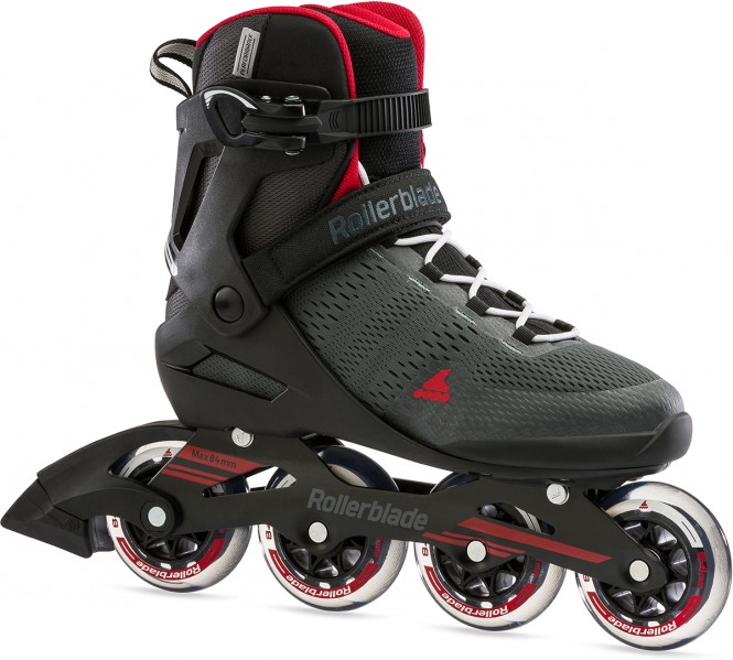 ROLLERBLADE SPARK 84 TEST Inline Skate 2022 dark grey/red - 44,5