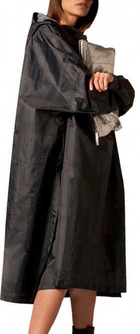 RAINKISS BACK TO BLACK ART CAMO Regenponcho