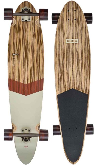 GLOBE PINNER CLASSIC Longboard 2025 zebrawood/epitome