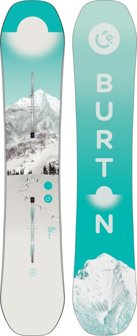 BURTON FEELGOOD FLYING V Snowboard 2026 first tracks - 149
