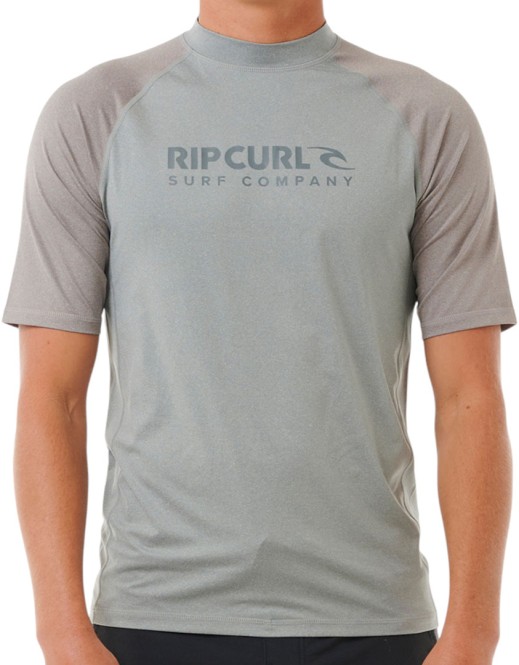 RIP CURL SHOCK SS Lycra 2025 light grey marl - XXL