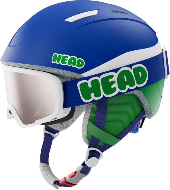 HEAD MOJO SET Helm + Schneebrille 2026 blue/green - XXS