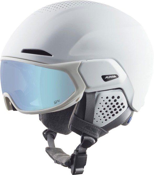 ALPINA ALTO QV Helm 2026 white matt ice blue - 51-55