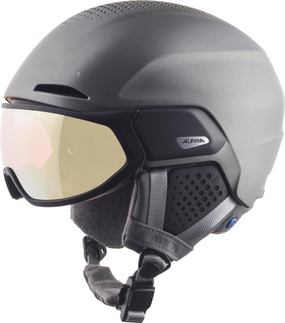 ALPINA ALTO QV Helm 2026 gun metal matt - 51-55