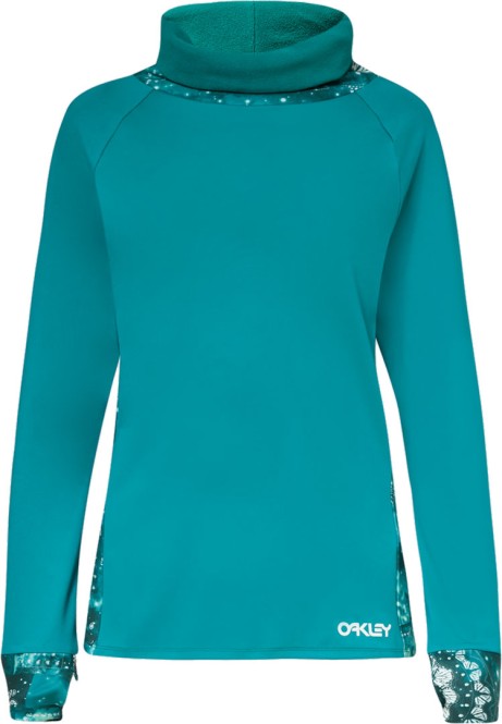 OAKLEY TC AURORA MIDLAYER Sweater 2023 green lake bandana - XS