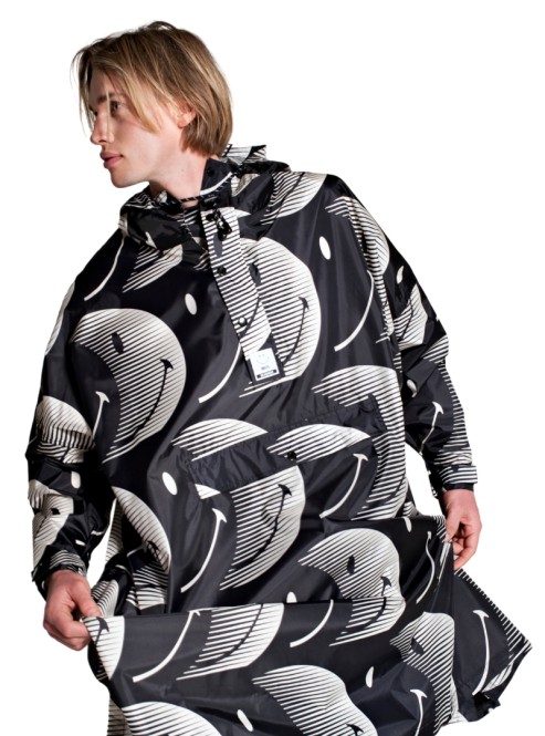 RAINKISS HALF MOON SMILEY Regenponcho