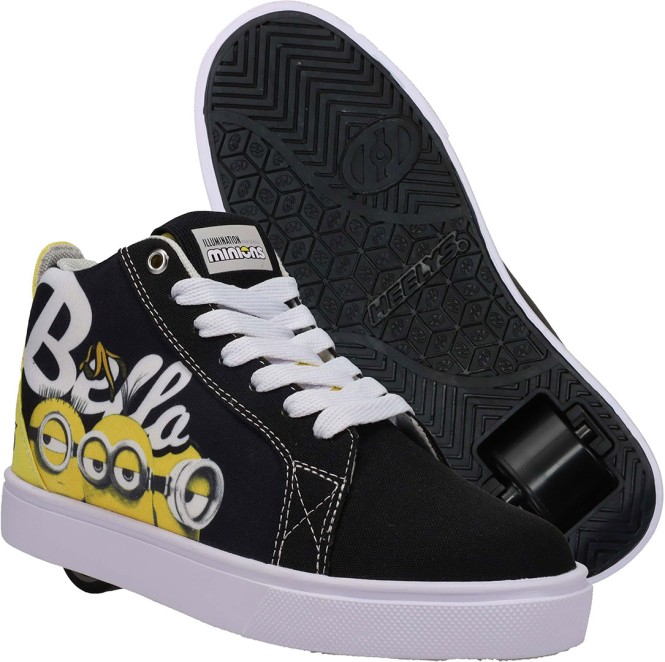 HEELYS RACER 20 MINIONS Schuh black/white/yellow - 39