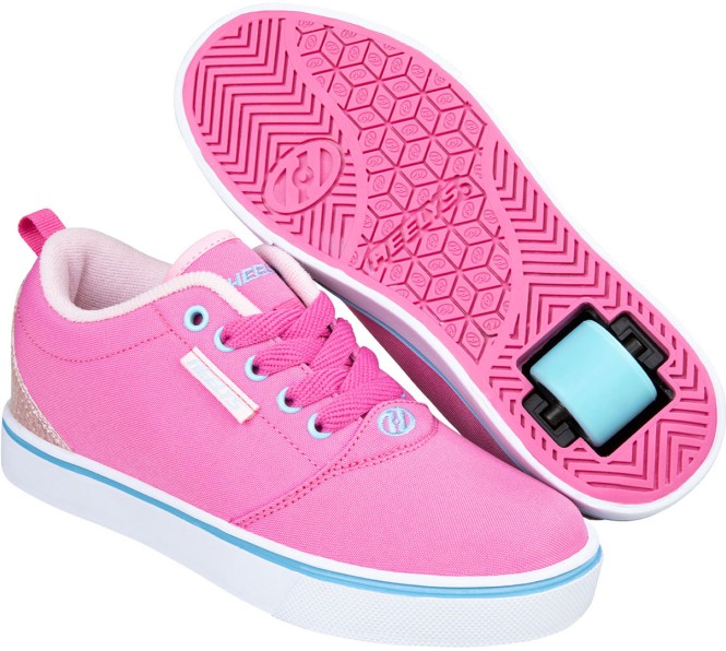 HEELYS PRO 20 Schuh pink/light pink/turquise canvas - 40,5