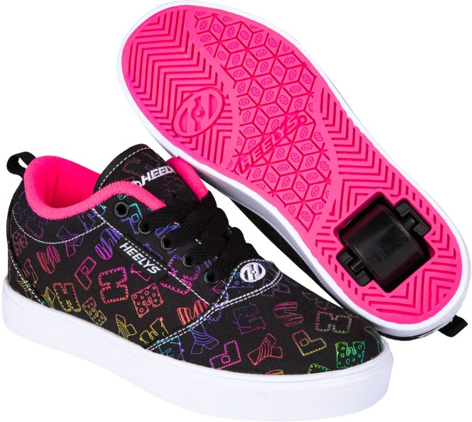 HEELYS PRO 20 PRINTS Schuh black/rainbow/neon pink - 31