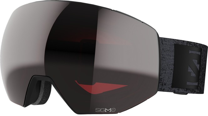 SALOMON RADIUM PRIME SIGMA Schneebrille 2025 black/sigma gun metal