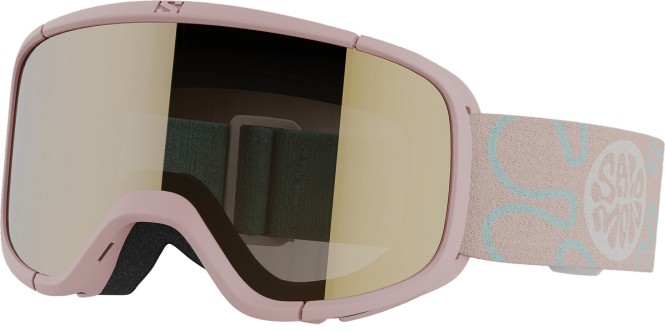 SALOMON RIO Schneebrille 2026 tropical peach/universal gold flash