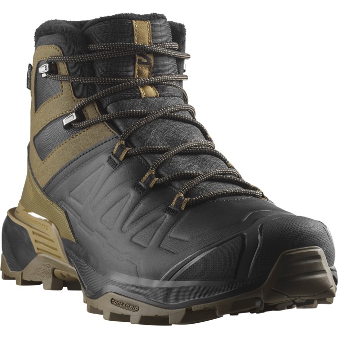 SALOMON X ULTRA SNOWPILOT WP Schuh 2025 black/military olive/gothic olive - 46 2/3