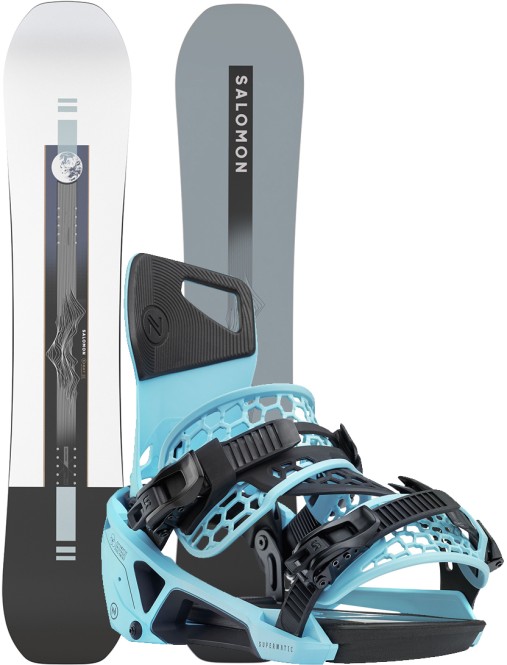 SALOMON SIGHT 147 2025 inkl. NIDECKER SUPERMATIC escape cyan - M
