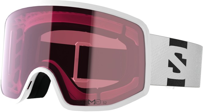 SALOMON SENTRY PRO S SIGMA Schneebrille 2026 white/sigma silver pink