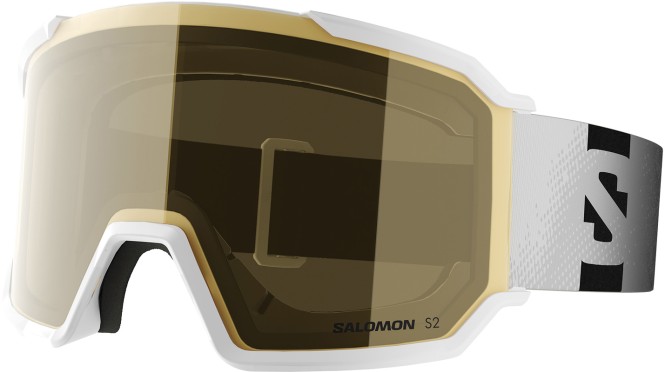 SALOMON S/VIEW 3 ACCESS Schneebrille 2026 white/gold