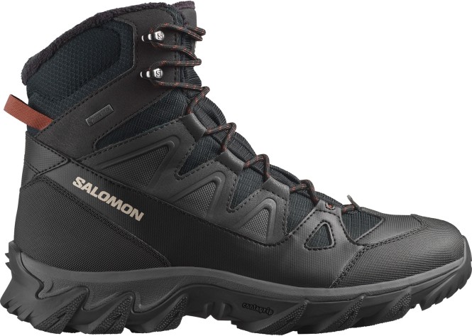 SALOMON OUTSNOW GTX Schuh 2026 black/asphalt/burnt henna - 42