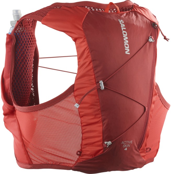 SALOMON ACTIVE SKIN 4 Laufweste 2026 red dahlia/high risk red - M