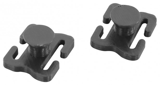WH1 MASK-HOOKS Maskenhalter Helm black