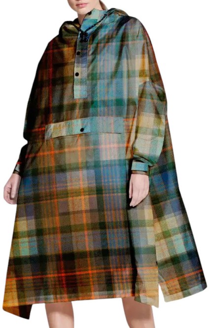 RAINKISS TARTAN Regenponcho