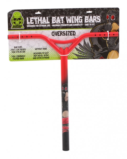 MADD STRAIGHT LETHAL OVERSIZE Bat Wing red