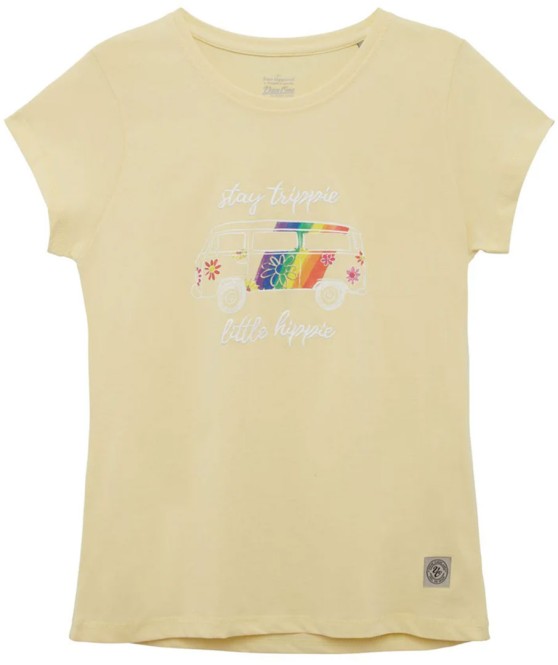 VAN ONE CLASSIC CARS TRIPPIE HIPPIE WOMEN T-Shirt 2024 light yellow/multi - S