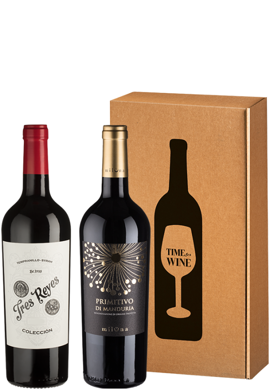 2er-Rotwein Geschenkset - Geschenkideen aus Italien