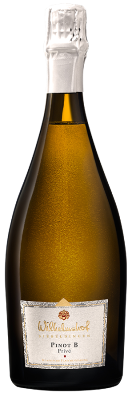 Pinot B Brut Sekt (2018) - Wilhelmshof - Schaumwein aus der Pfalz, Deutschland