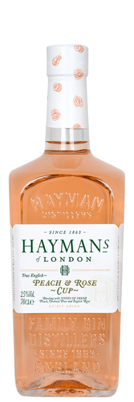 Hayman’s Peach & Rose Cup Gin - Hayman’s of London - Spirituosen aus dem Vereinigten Königreich