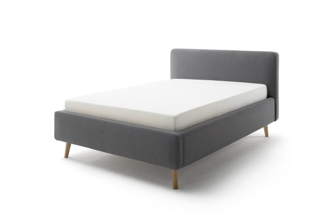 140x200 Polsterbett MATTIS mit Bettkasten von Meise Möbel Anthrazit