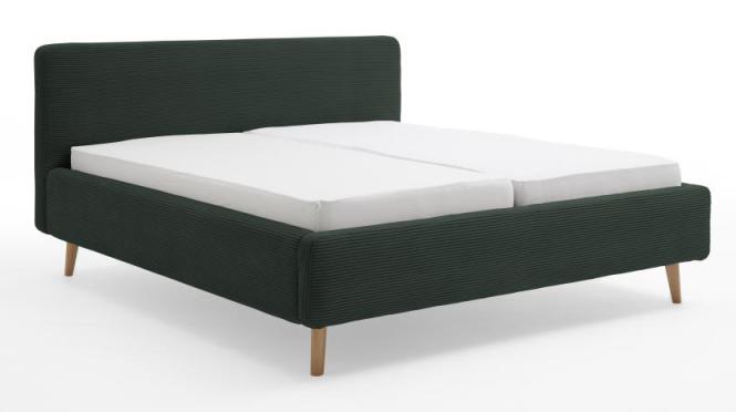140x200 Polsterbett MATTIS von Meise Möbel Dunkelgrün