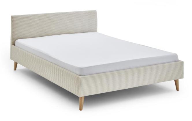 140x200 Polsterbett WICKI von Meise Möbel Beige