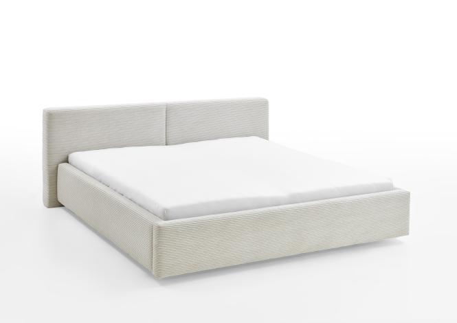 180x200 Polsterbett CUBE inkl. Bettkasten von Meise Möbel Beige