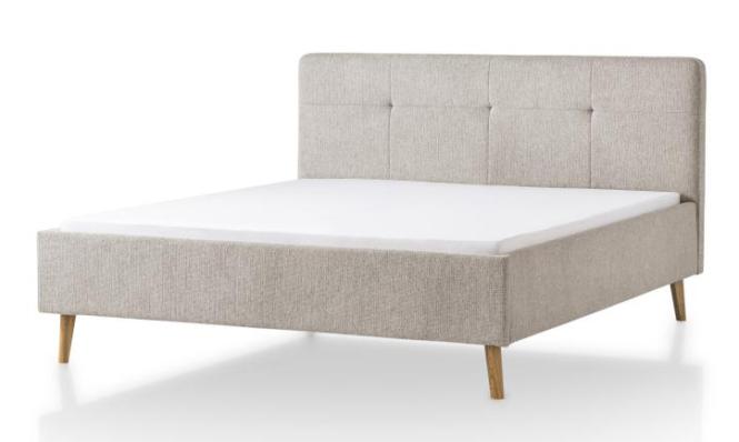 180x200 Polsterbett SMART von Meise Möbel Taupe