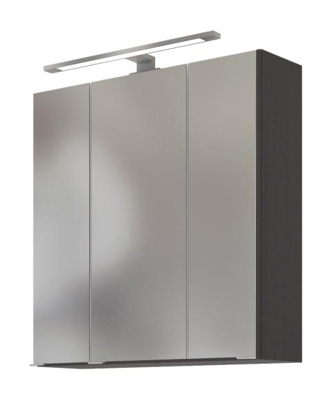 3D-Spiegelschrank 60 AREZZO von Held Möbel Graphit