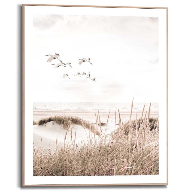 Wandbild BOTANICAL Beach Slim Frame Wood ca. 40x50 cm SMF87276