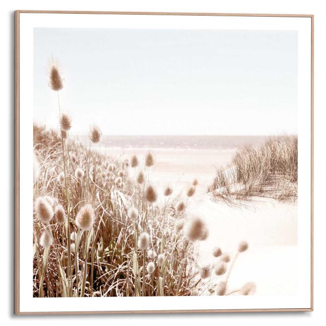 Wandbild DUNE Beach Slim Frame Wood ca. 50x50 cm SMF87284