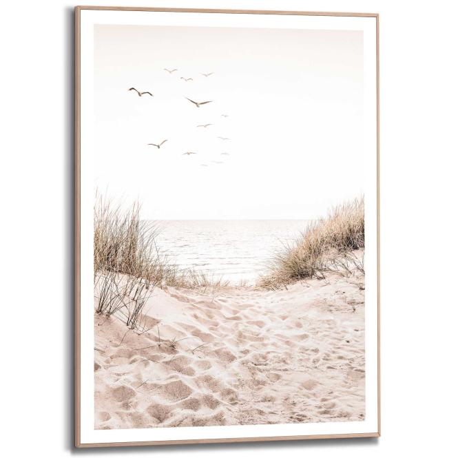 Wandbild DUNEPATH Slim Frame Wood ca. 50x70 cm SMF87290