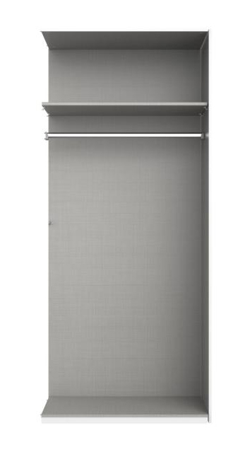 Anbauelement ca. 90 cm breit inkl. 1 Boden und 1 Kleiderstange EASY PLUS von Wimex Artisan Eiche NB