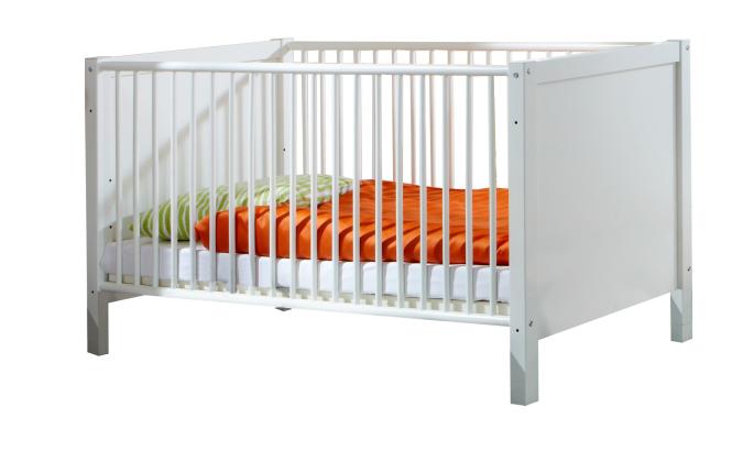 Babybett 70x140 mit Schlupfsprossen FILOU von WIMEX weiß