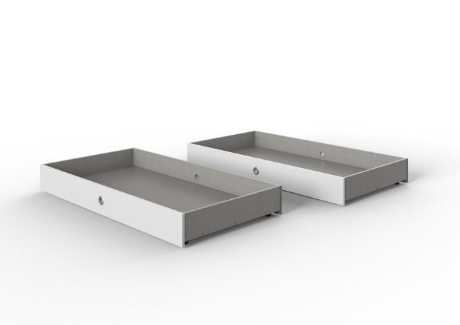 Bettschubkasten 2er Set zu 180x200 Bett VALENCIA von Wimex Weiß