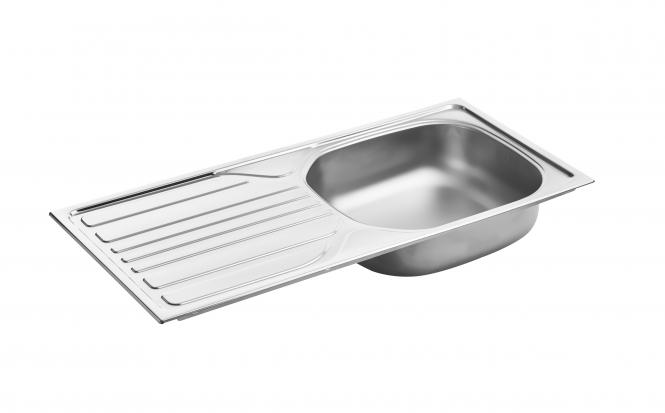 Einbauspüle ca 86x44 Universal von Bega Edelstahl