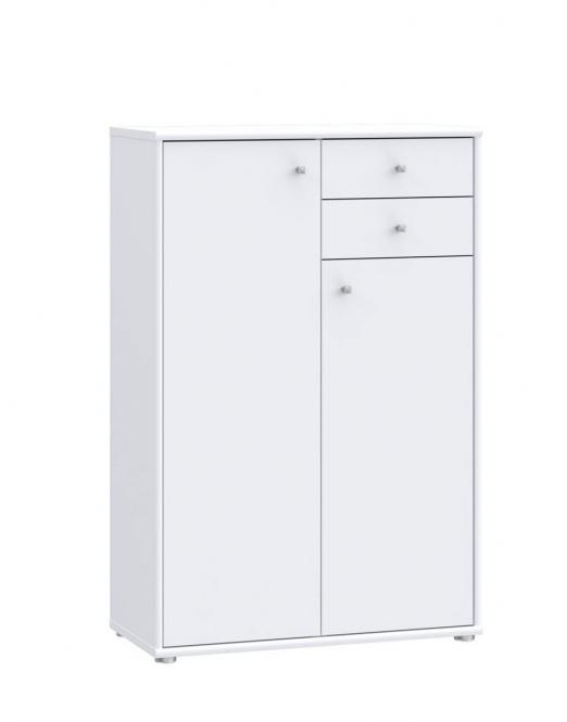 Kommode 2-türig T2KK20 TEMPRA von Forte Weiß