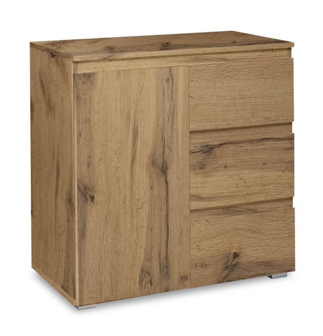 Kommode ca. 80x40x80 cm Honig-Eiche