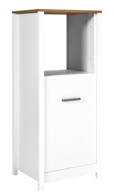 Küchengeräteschrank Umbauschrank für Backofen ca.70x167cm Weiß / Artisan Eiche