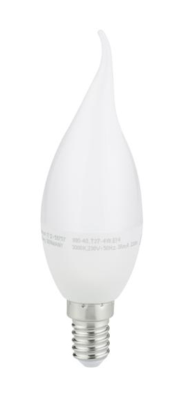 LED-Beleuchtung LM E14 Windstoßkerze von TRIO Leuchten 990-40 Weiß