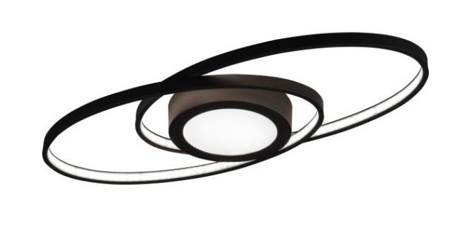 LED-Deckenleuchte GALAXY 28W von REALITY Leuchten R62991142 Schwarz