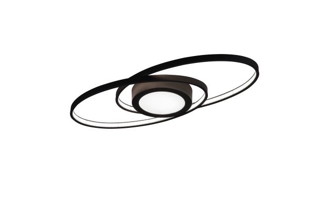 LED-Deckenleuchte GALAXY 28W von REALITY Leuchten R62991142 Schwarz