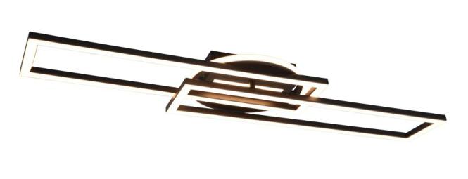 LED-Deckenleuchte TWISTER 30W 2700-6000K von REALITY Leuchten R67183132 Schwarz