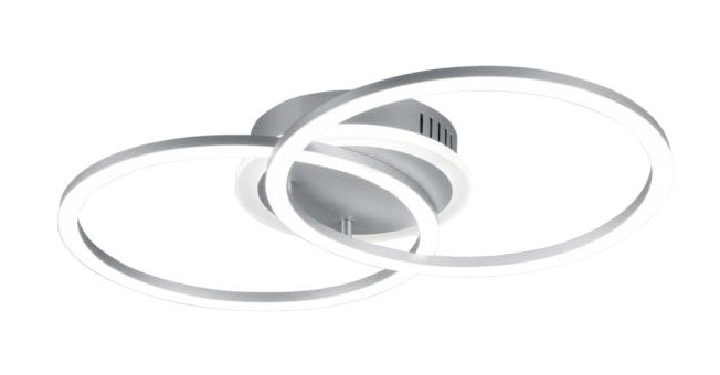 LED-Deckenleuchte VENIDA 25W 3000K von REALITY Leuchten R62783187 Hellgrau